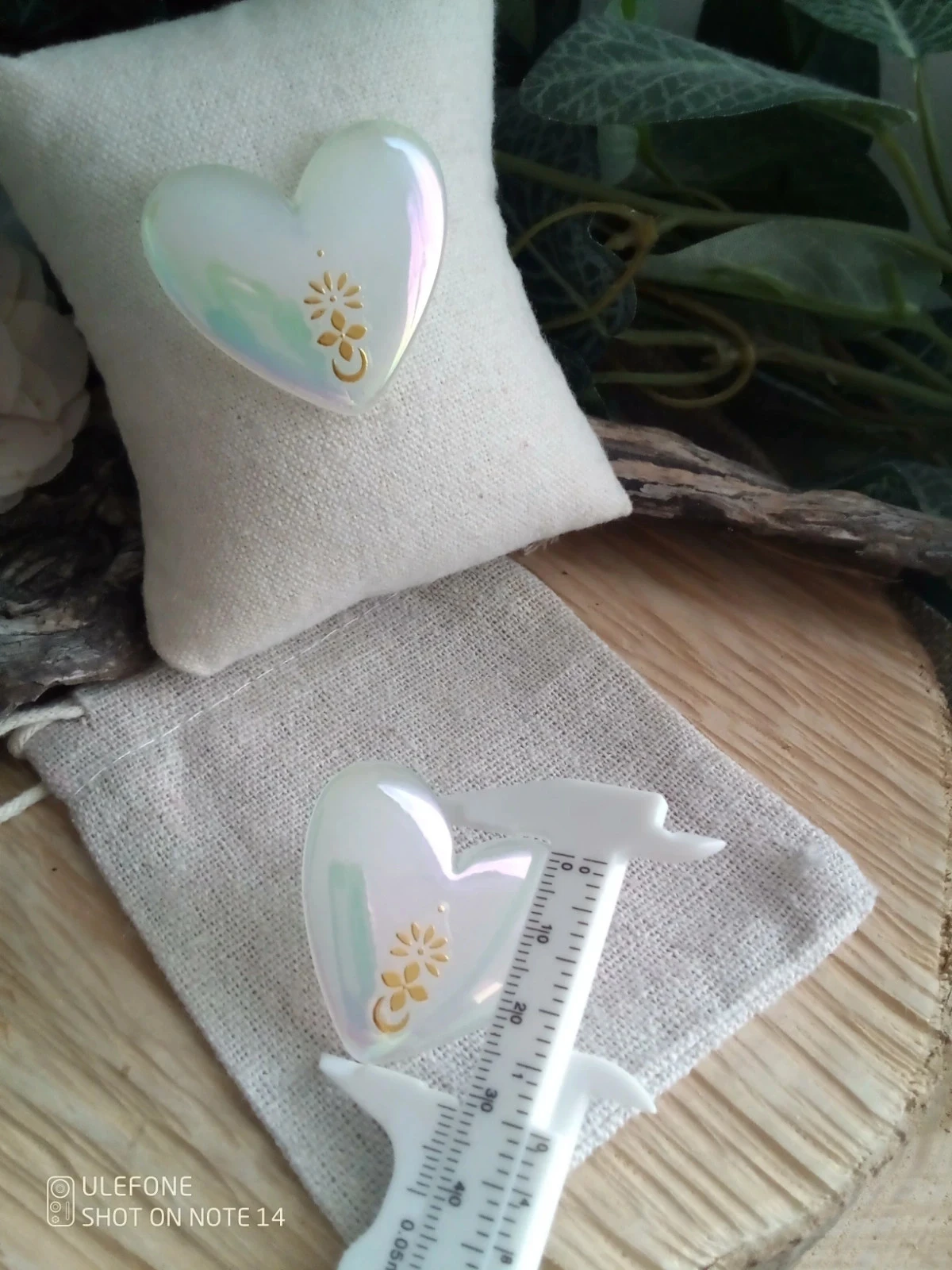 Boucles d'oreilles coeurs lumineux – photo 3
